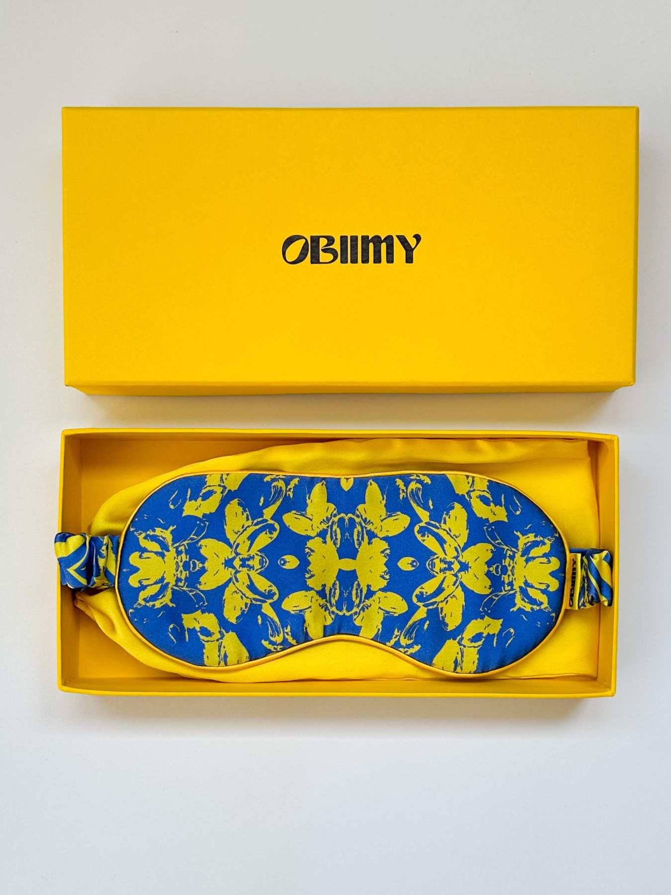 Маска для сну з натурального шовку «Свобода» модель M-9 Фото