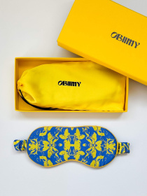 Маска для сну з натурального шовку «Свобода» модель M-9 Фото