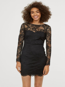 Платье мини H&M модель 79506 Платье мини H&M модель 79506 Фото