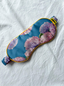 Маска для сна из итальянского шелка «Искренние Чувства» Obiimy модель M-13 Фото