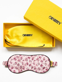 Маска для сна из итальянского шелка «Восстановление» Obiimy модель M-24 Фото