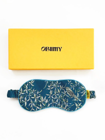 Маска для сна из итальянского шелка «Мелодия двоих» Obiimy модель M-27 Фото