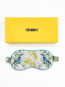 Маска для сна из итальянского шелка «Возвышение» Obiimy модель M-31 Фото