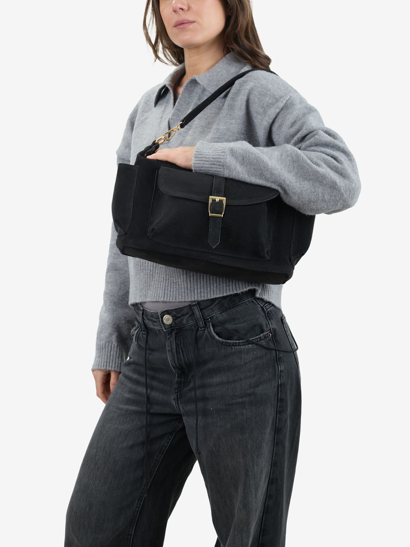 Сумка женская замшевая кросс-боди маленькая Regina Notte Сrossbody модель 2000000285801 Фото