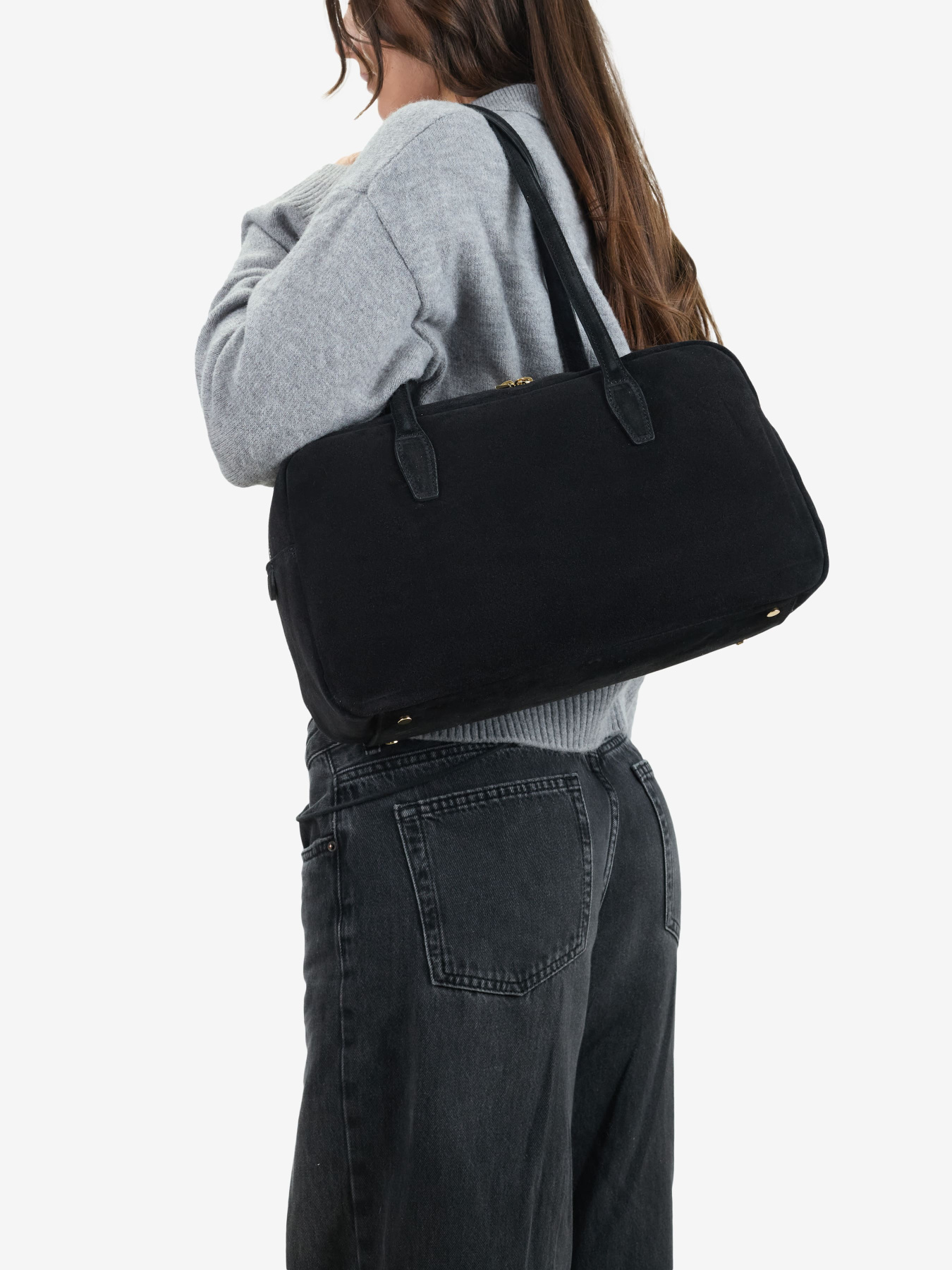 Сумка женская замшевая тоут большая Regina Notte Tote модель 2000000285733 Фото