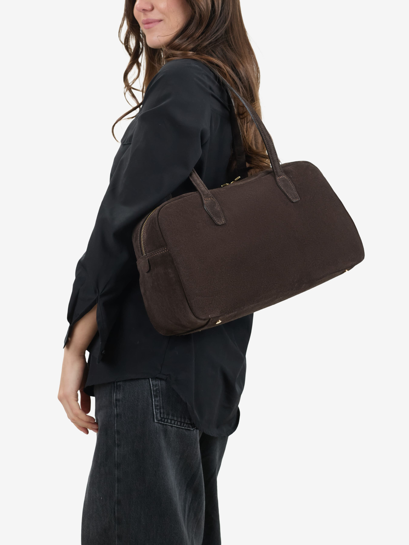 Сумка женская замшевая тоут большая Regina Notte Tote модель 2000000285726 Фото