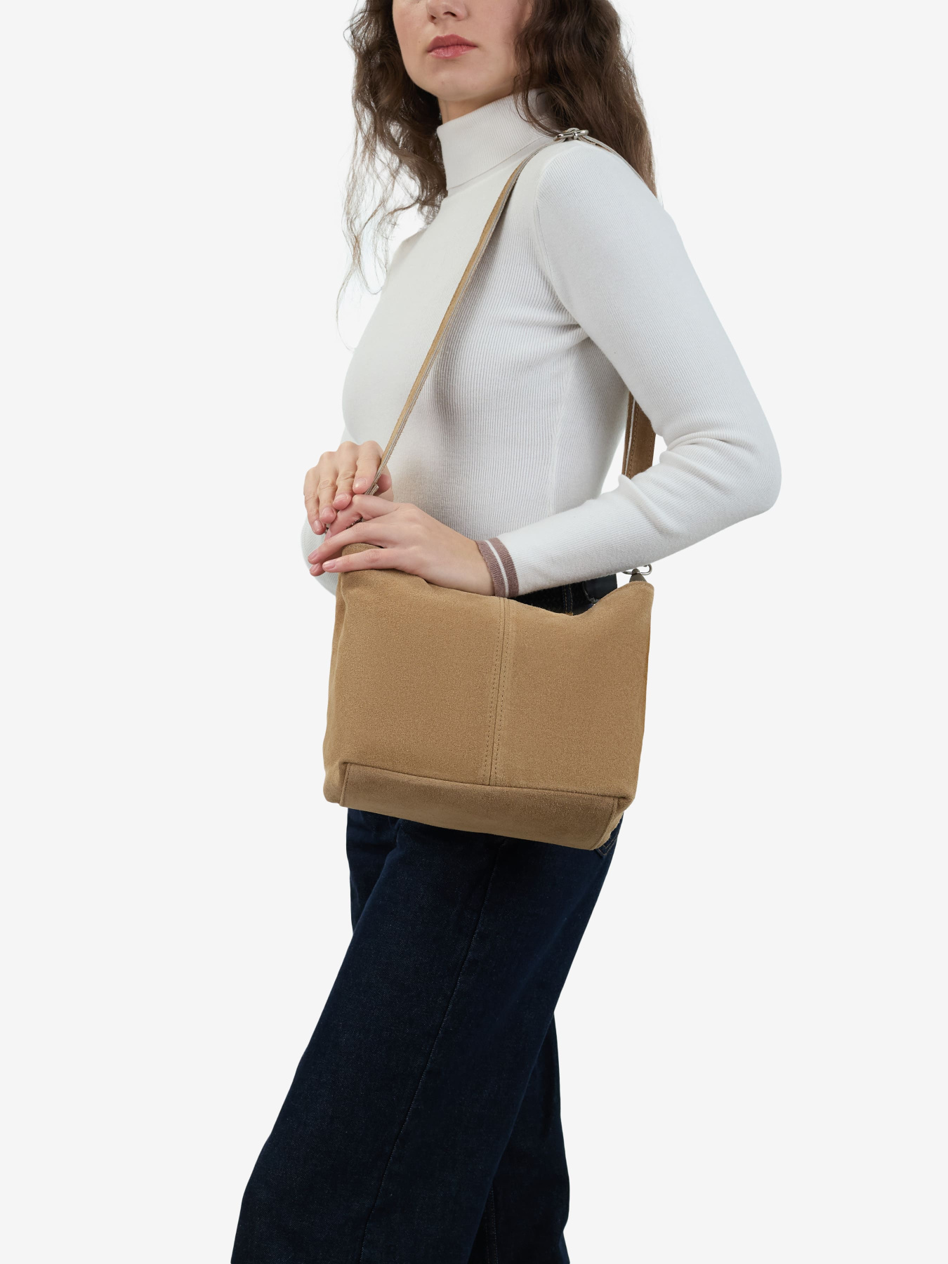 Сумка женская замшевая кросс-боди маленькая Regina Notte Сrossbody модель 2000000286280 Фото