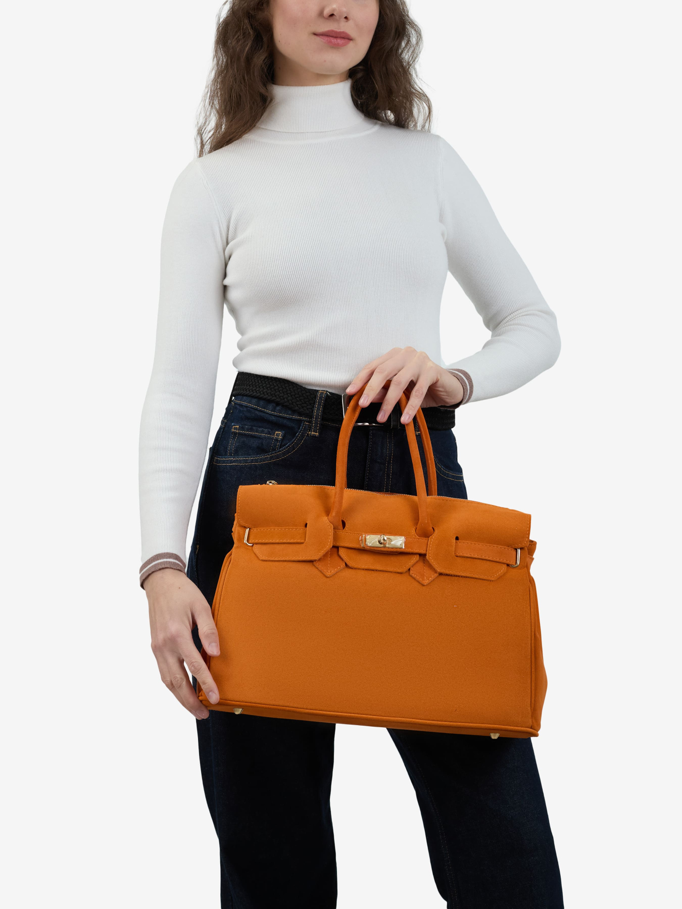 Сумка женская замшевая тоут большая Regina Notte Tote модель 2000000285832 Фото