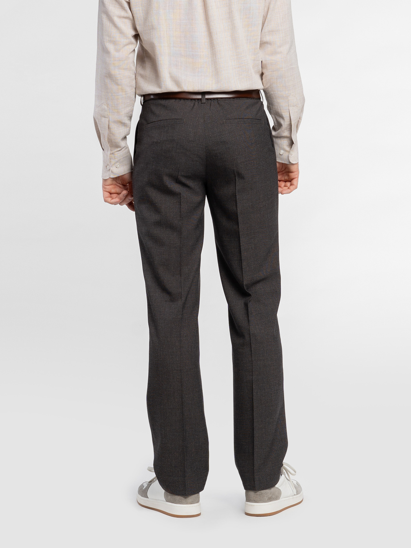 Чоловічі штани M01.02.38.611 Arber коричневі зі стрілками модель M01.02.38.611 Фото