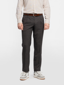 Чоловічі штани M01.02.38.611 Arber коричневі зі стрілками модель M01.02.38.611 Фото