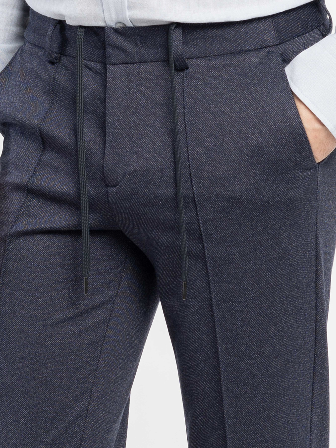 Брюки мужские M01.06.09.611 Arber темно-синие со стрелками трикотажные модель M01.06.09.611 Фото