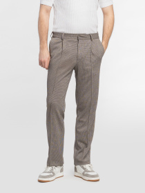 Чоловічі штани M01.07.16.611 Arber бежеві зі стрілками трикотажні модель M01.07.16.611 Фото