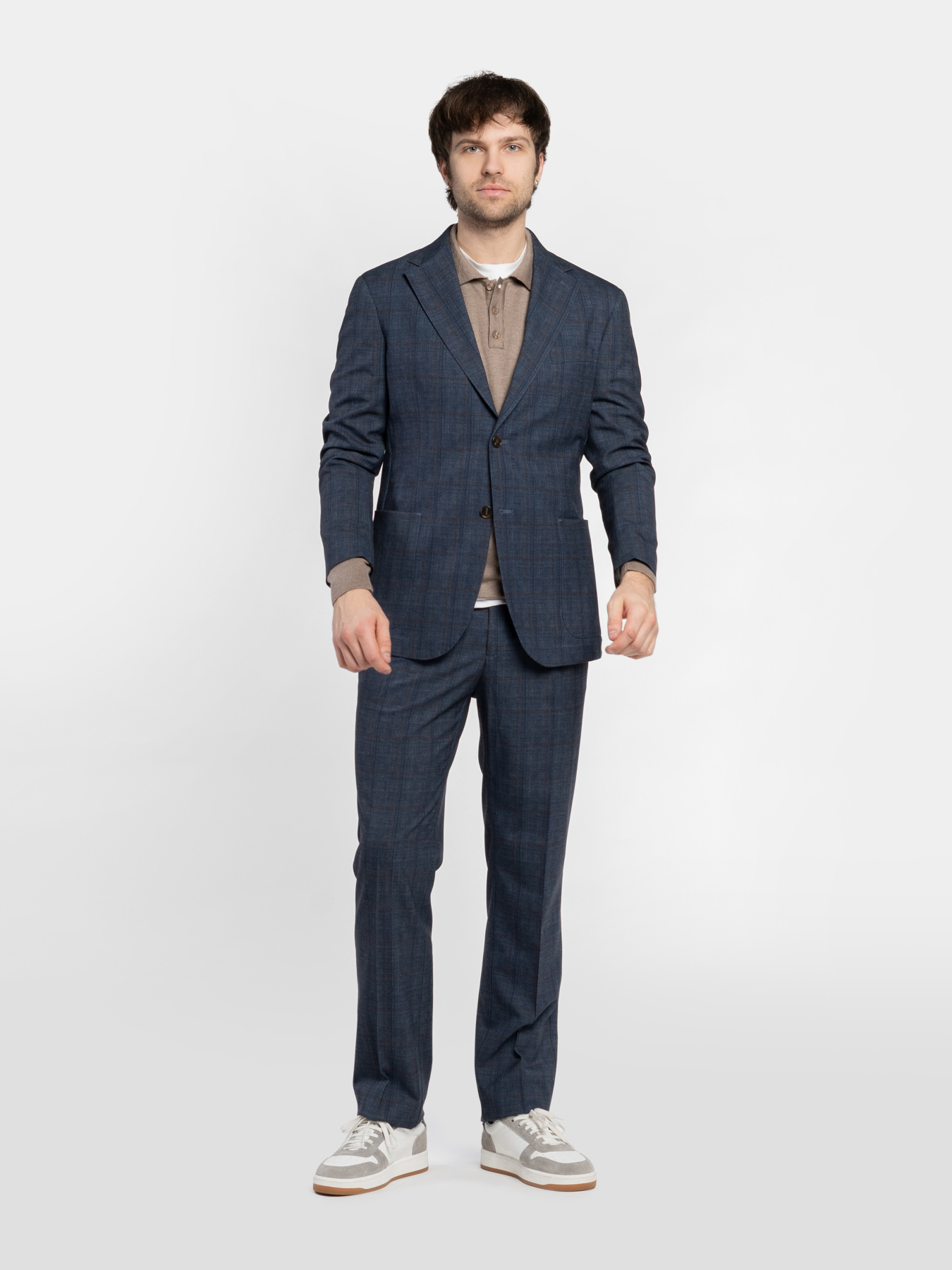 Пиджак мужской M02.03.09.611 Arber синий в клетку модель M02.03.09.611 Фото
