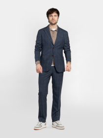 Пиджак мужской M02.03.09.611 Arber синий в клетку модель M02.03.09.611 Фото