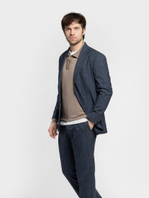 Пиджак мужской M02.03.09.611 Arber синий в клетку модель M02.03.09.611 Фото