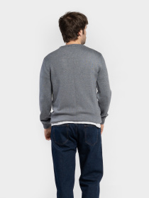Джемпер чоловічий M10.69.12.531 Arber сірий з додаванням вовни модель M10.69.12.531 Фото