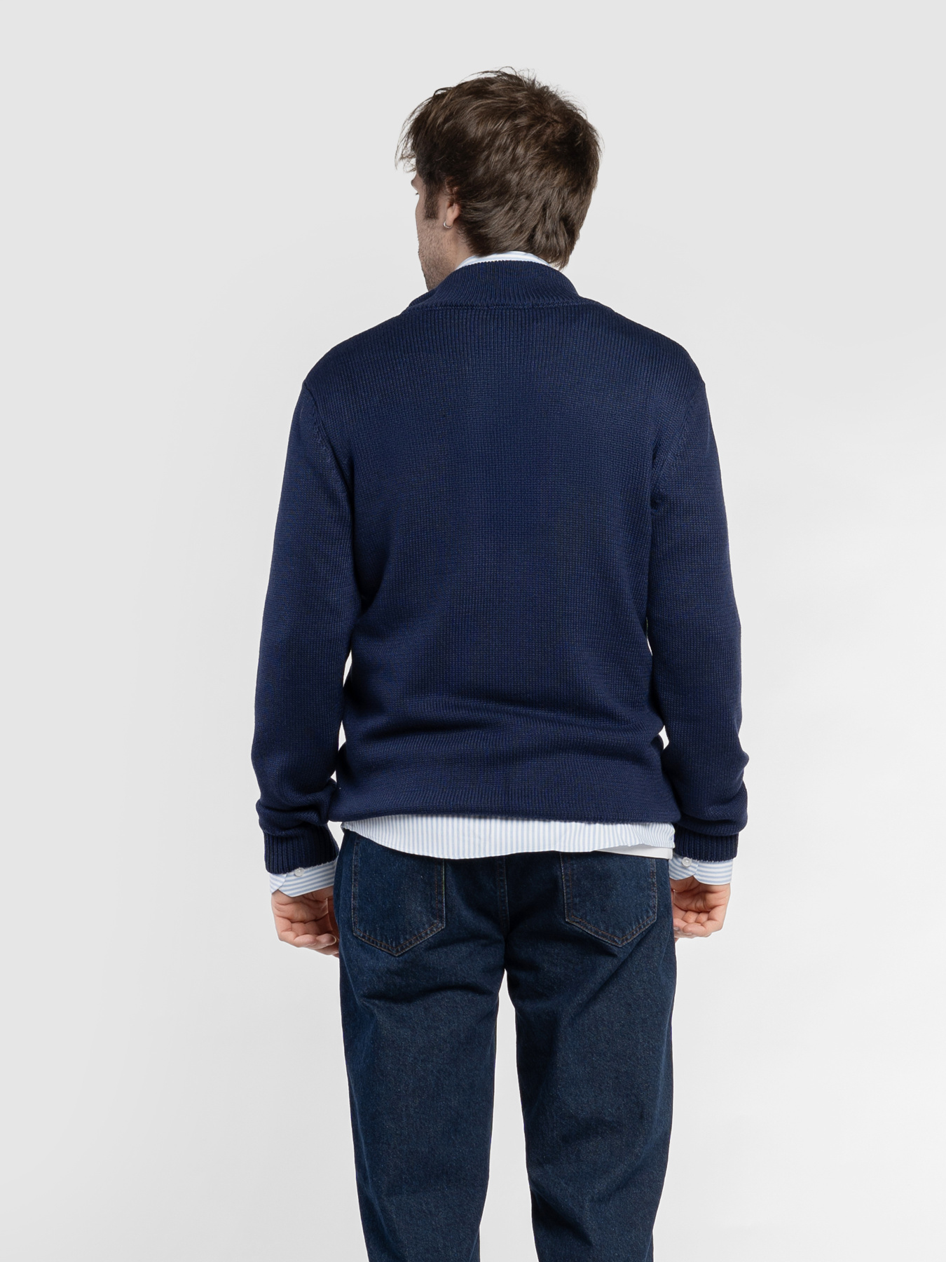 Джемпер чоловічий M10.74.09.531 Arber синій з додаванням вовни модель M10.74.09.531 Фото