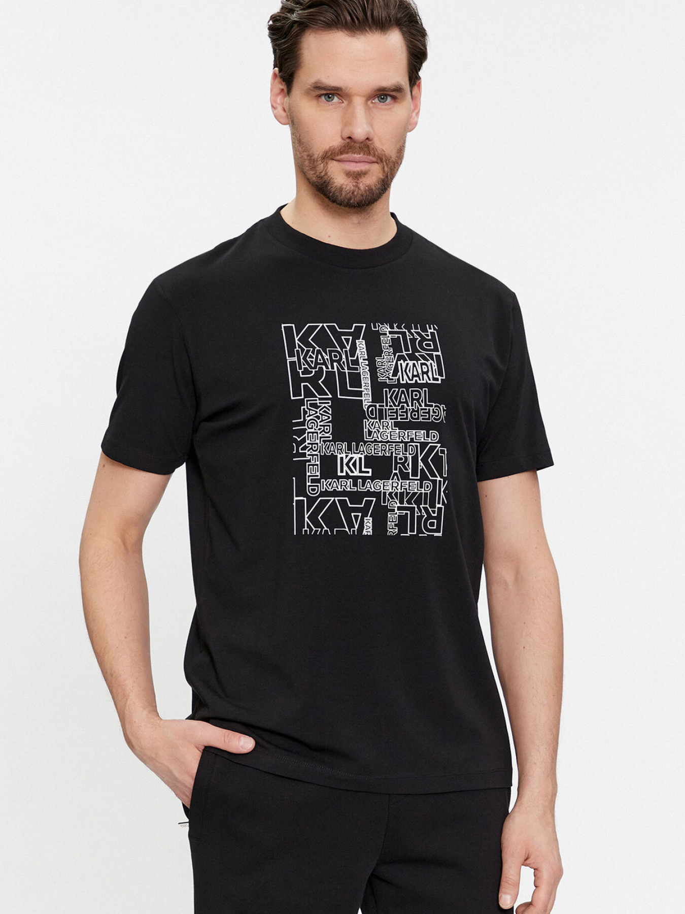 Футболка Karl Lagerfeld модель 541221.755061;990 Футболка Karl Lagerfeld модель 541221.755061;990 Фото