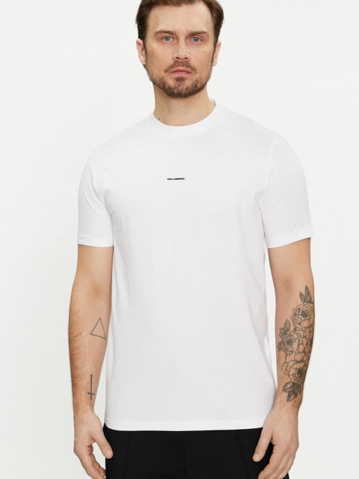 Мужская белая футболка модель 542221.755057;10 Фото