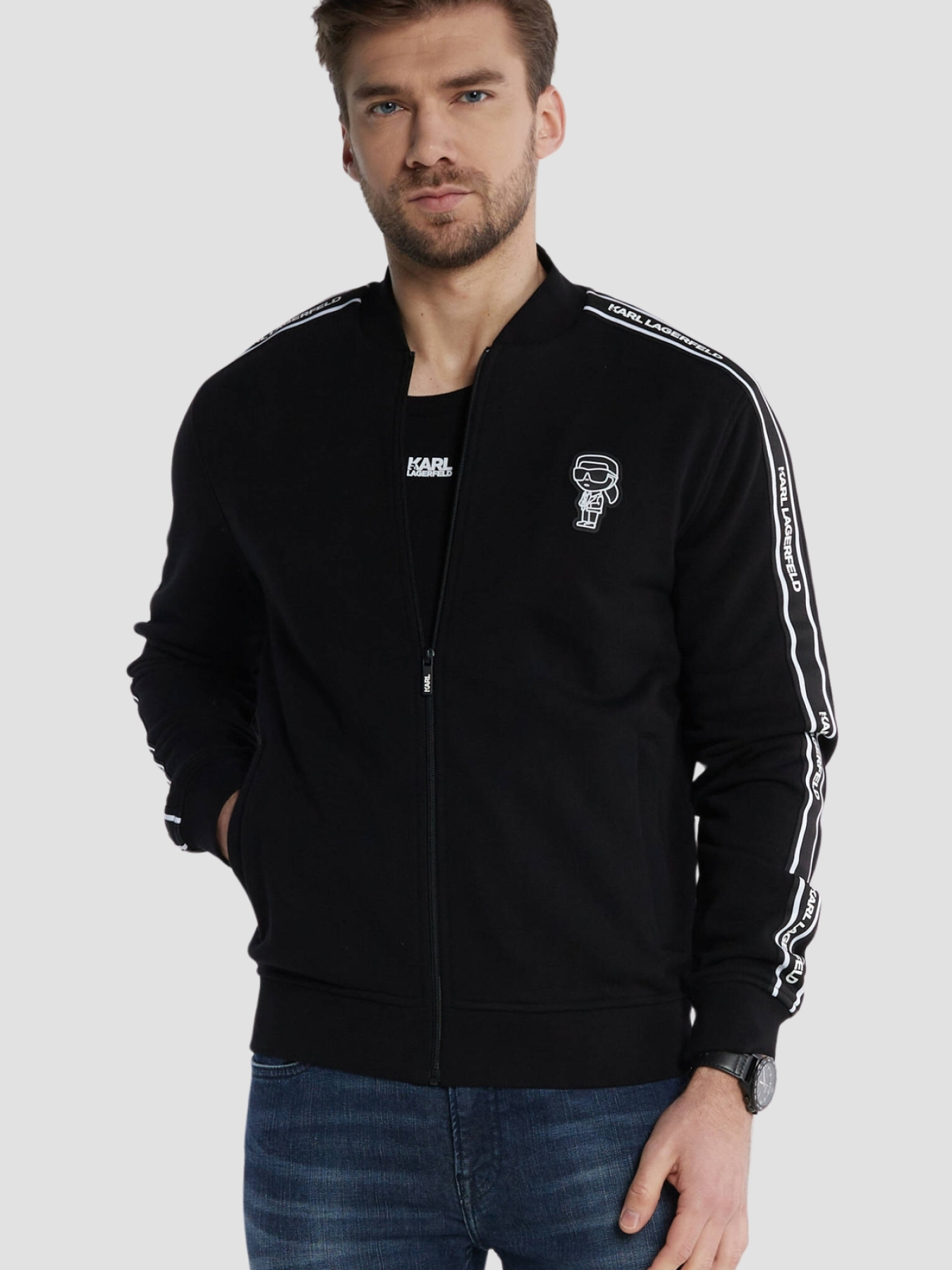 Спортивна кофта Karl Lagerfeld модель 542900.705038;990 Спортивна кофта Karl Lagerfeld модель 542900.705038;990 Фото