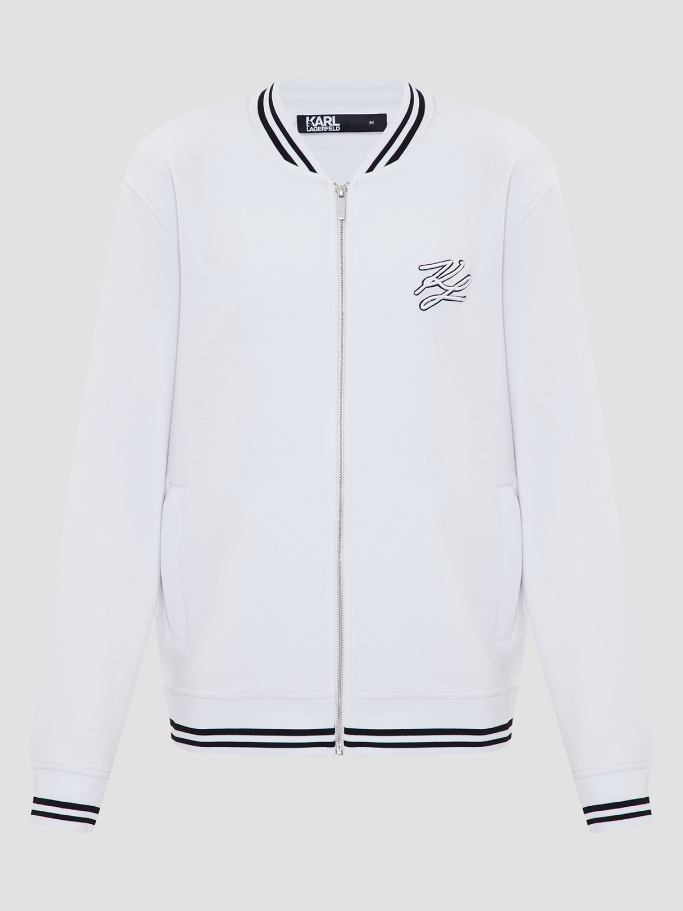 Мужская белая спортивная кофта модель 543904.705410;10 Мужская белая спортивная кофта модель 543904.705410;10 Фото