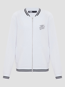 Мужская белая спортивная кофта модель 543904.705410;10 Мужская белая спортивная кофта модель 543904.705410;10 Фото