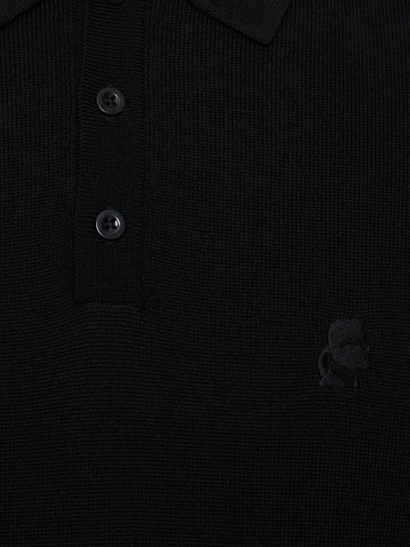 Мужское черное шерстяное поло модель 553399.655007;990 Фото