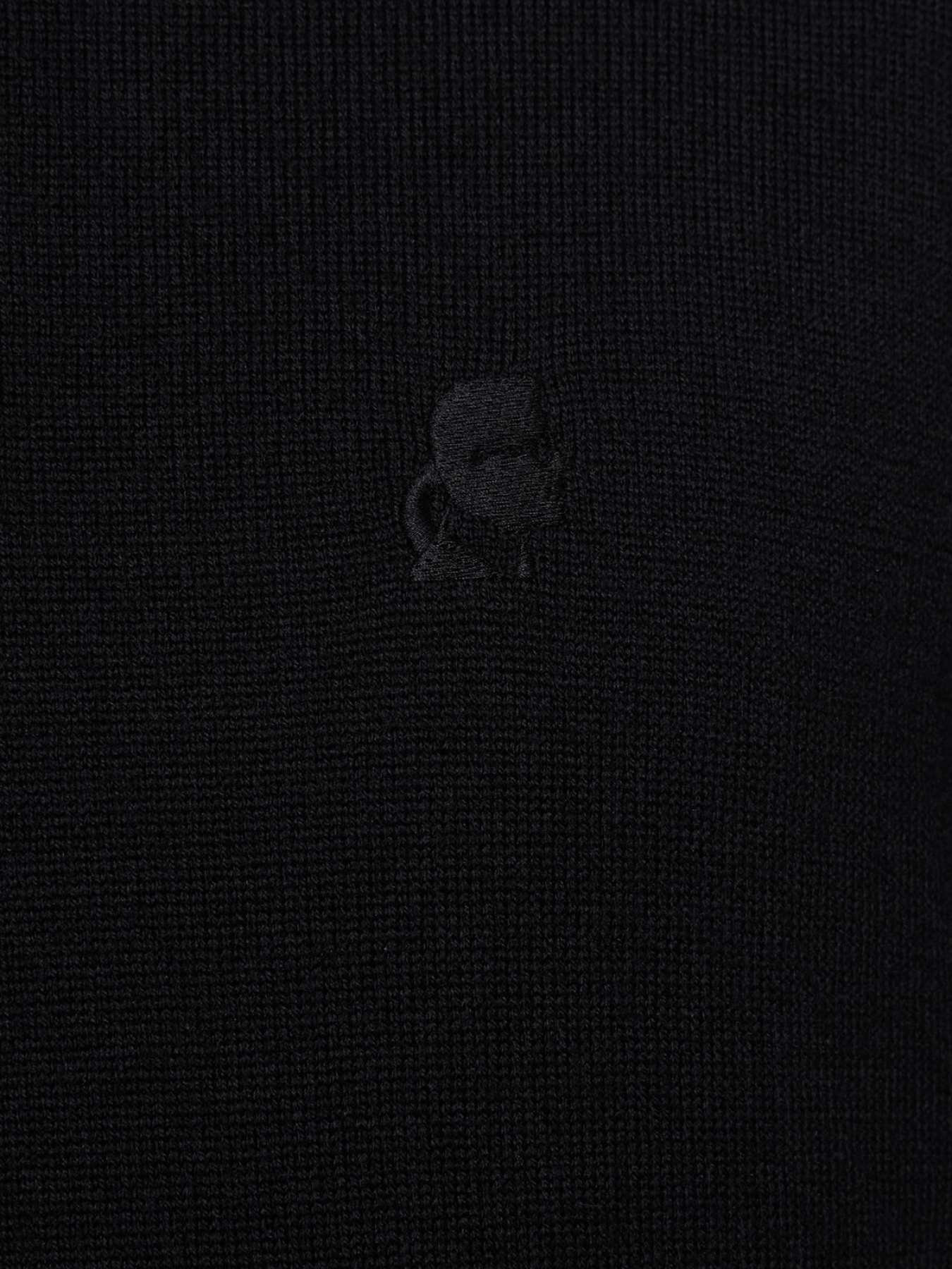 Мужское черное шерстяное поло модель 553399.655007;990 Фото