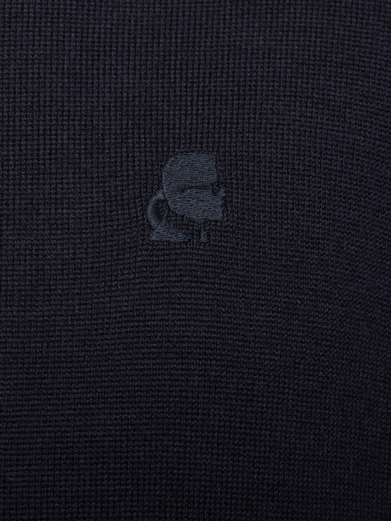 Мужское темно-синее шерстяное поло модель 554399.655007;690 Фото