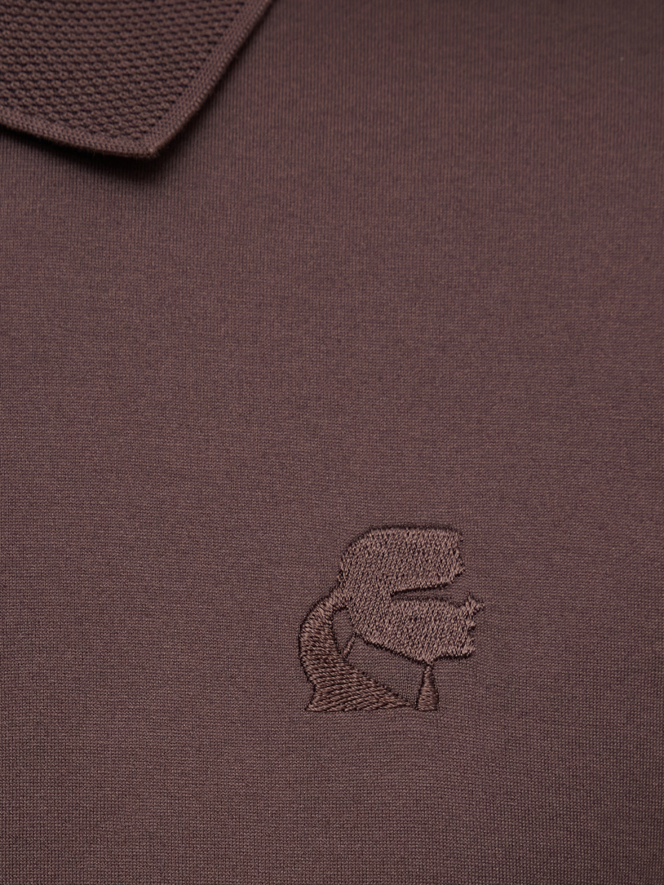 Мужское темно-коричневое поло модель 561200.745000;490 Фото