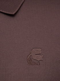 Мужское темно-коричневое поло модель 561200.745000;490 Фото