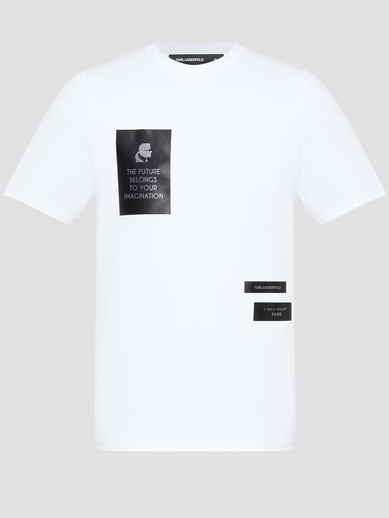 Чоловіча біла футболка модель 561221.755044;10 Фото