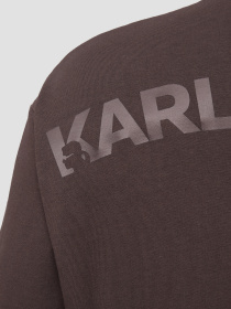 Мужская темно-коричневая футболка модель 561225.755133;490 Фото