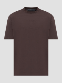Мужская темно-коричневая футболка модель 561225.755133;490 Фото