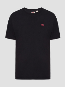 Мужская черная футболка модель 56605;0009 Фото