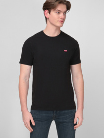 Мужская черная футболка модель 56605;0009 Фото