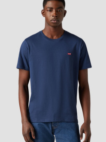 Мужская темно-синяя футболка модель 56605;0017 Фото