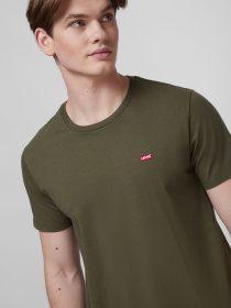 Мужская зеленая футболка модель 56605;0021 Фото