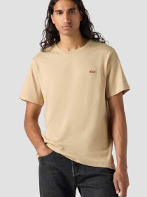 Чоловіча бежева футболка модель 56605;0261 Фото