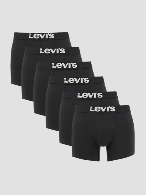 Мужские черные боксеры (6 шт) модель 701224217;001 Фото