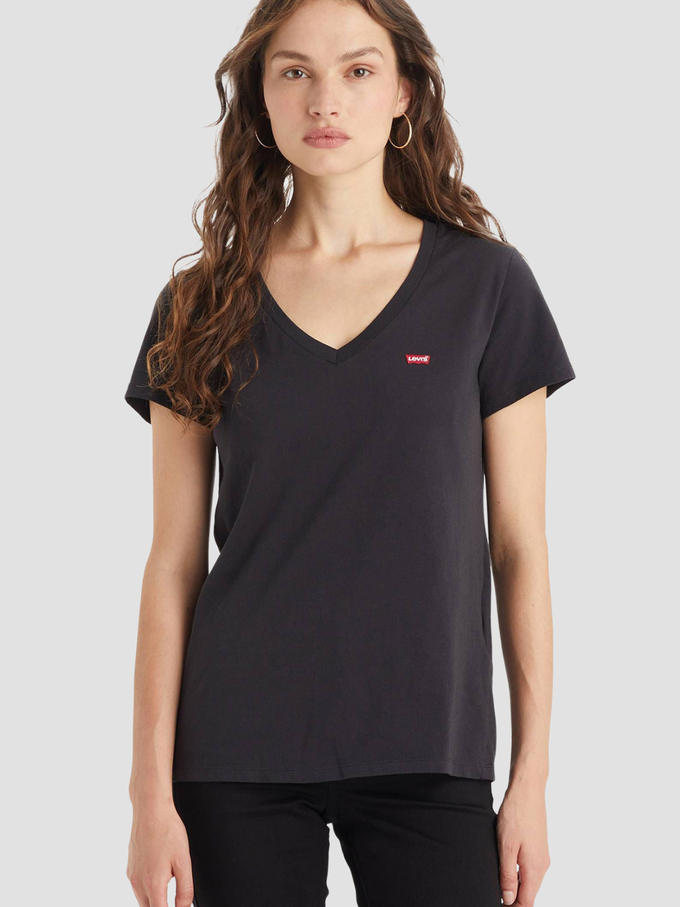 Жіноча чорна футболка модель 85341;0003 Фото