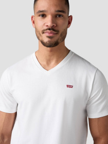 Мужская белая футболка модель 85641;0000 Фото