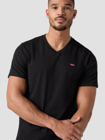 Мужская черная футболка модель 85641;0001 Фото
