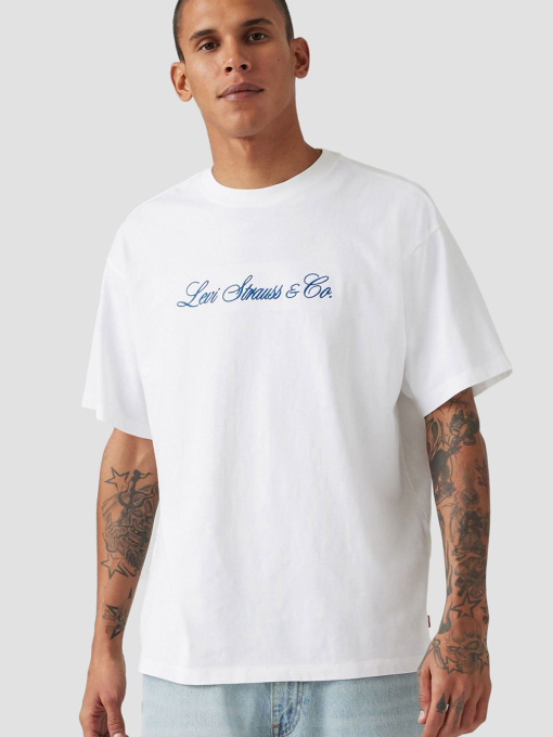 Чоловіча біла футболка модель 87373;0213 Фото