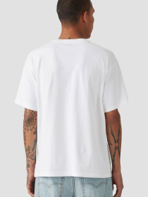 Чоловіча біла футболка модель 87373;0213 Фото