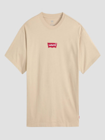 Мужская бежевая футболка модель 87373;0217 Фото