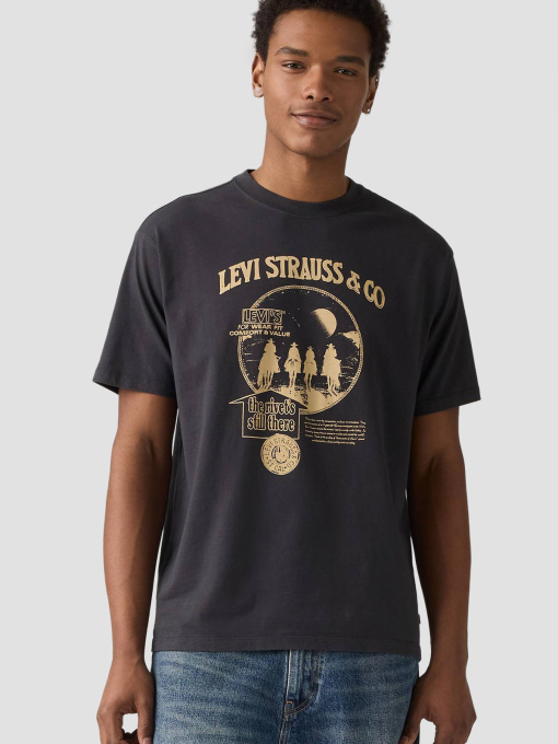 Чоловіча темно-сіра футболка модель 87373;0257 Фото