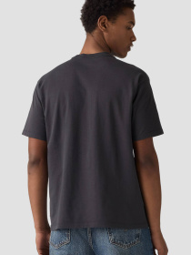 Чоловіча темно-сіра футболка модель 87373;0257 Фото