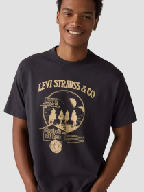 Чоловіча темно-сіра футболка модель 87373;0257 Фото