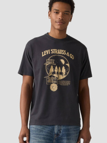 Чоловіча темно-сіра футболка модель 87373;0257 Фото